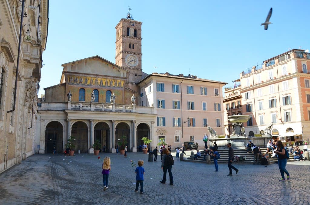 Basilica di Santa Maria in Trastevere, Rome, Italy