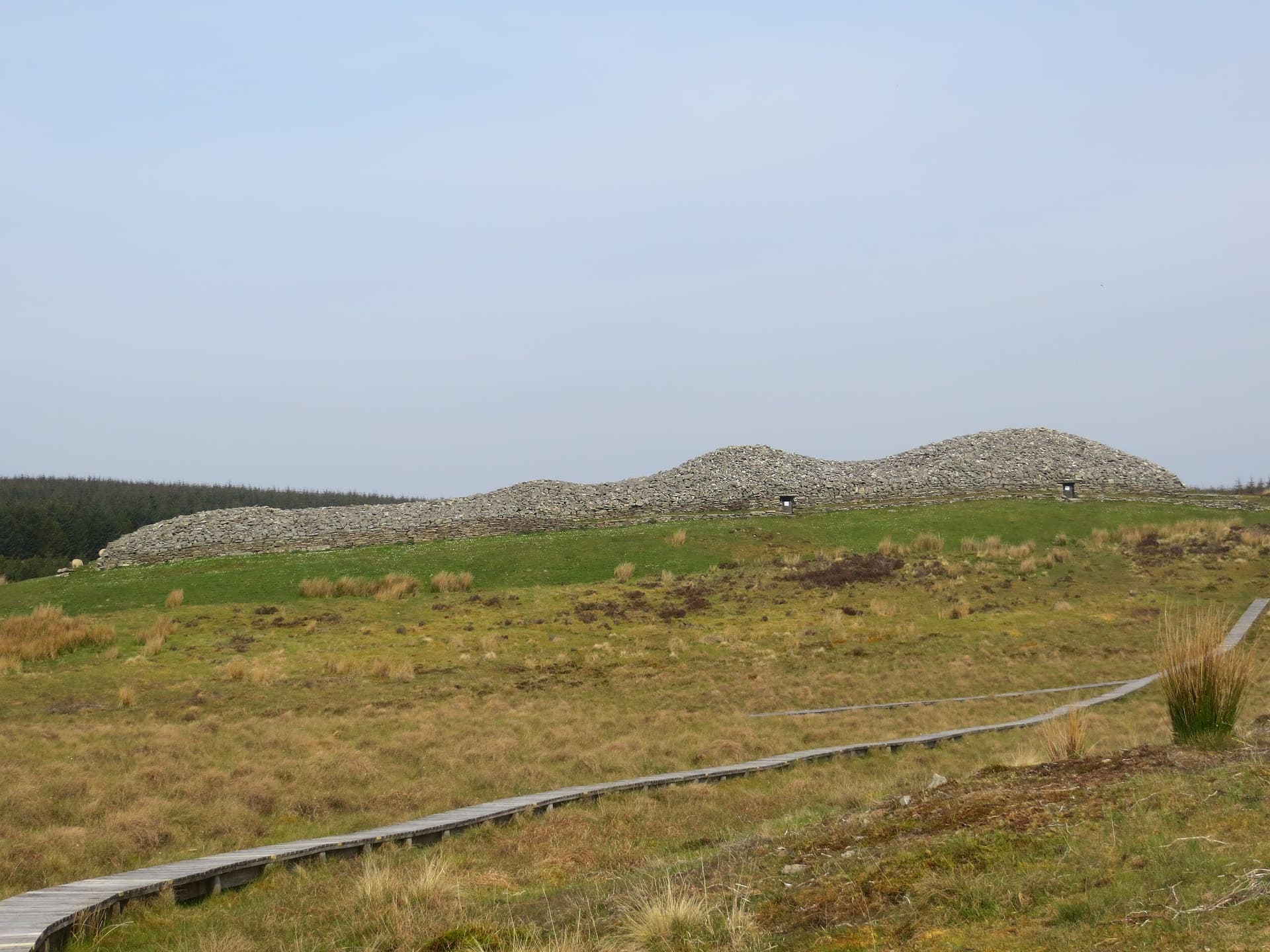Camster Cairns - The Long Cairn