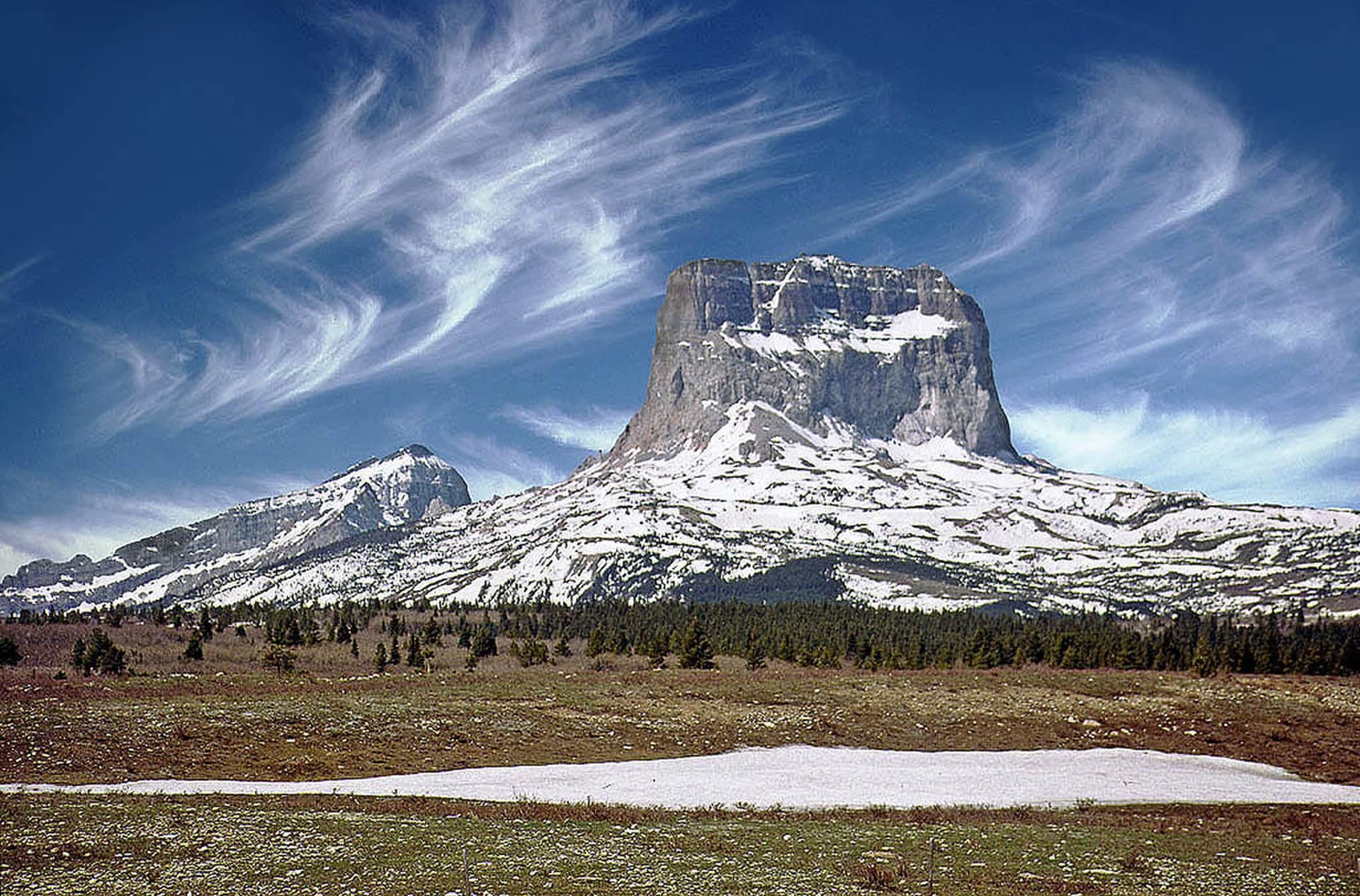 Chief Mountain (Ninaistakis), Glacier County, Montana