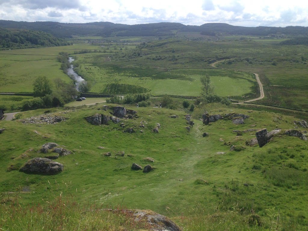 Dunadd sacred hill, Lochgilphead, Scotland