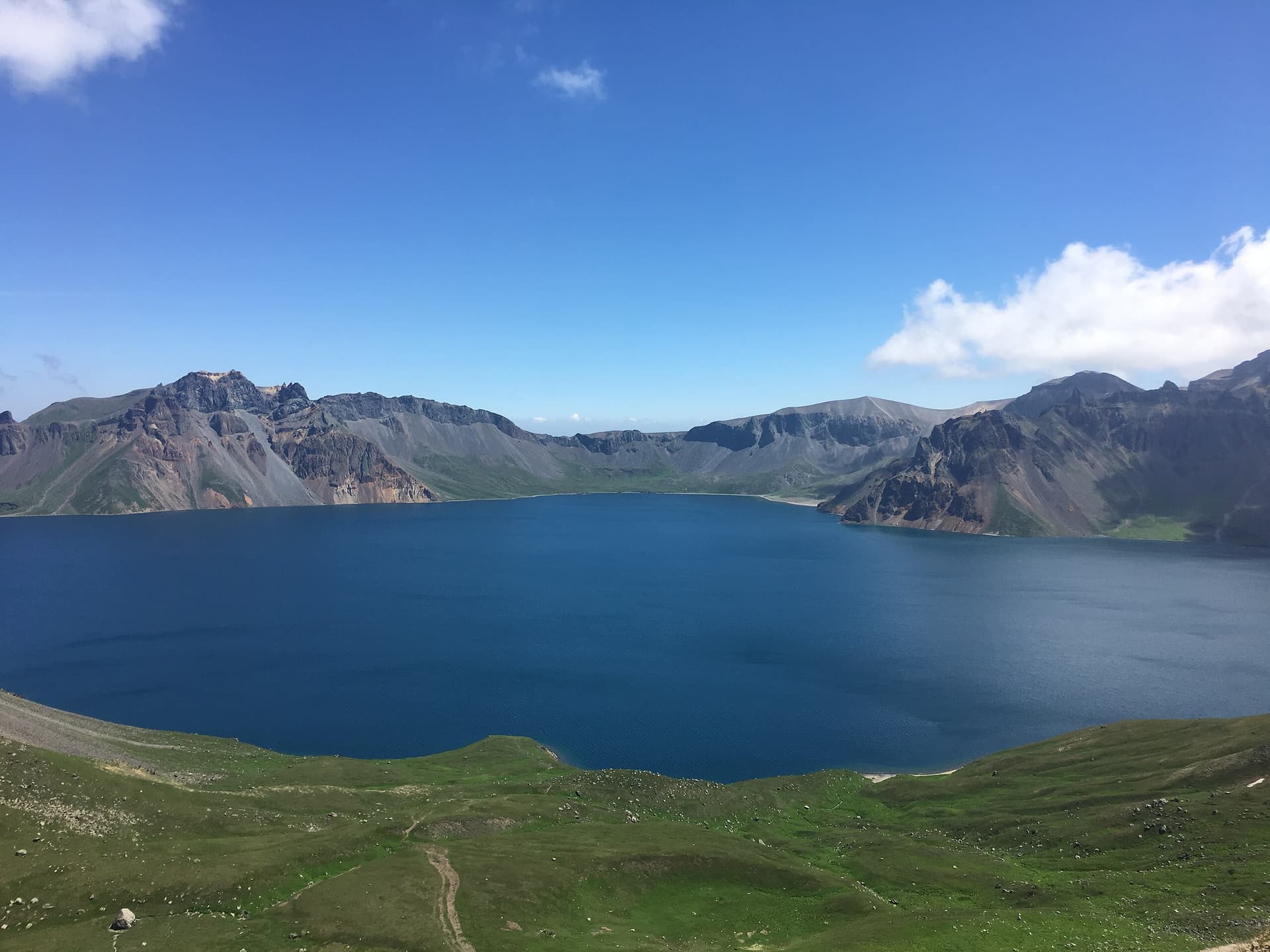 Haven Lake and Changbai (Paektu) Mountain