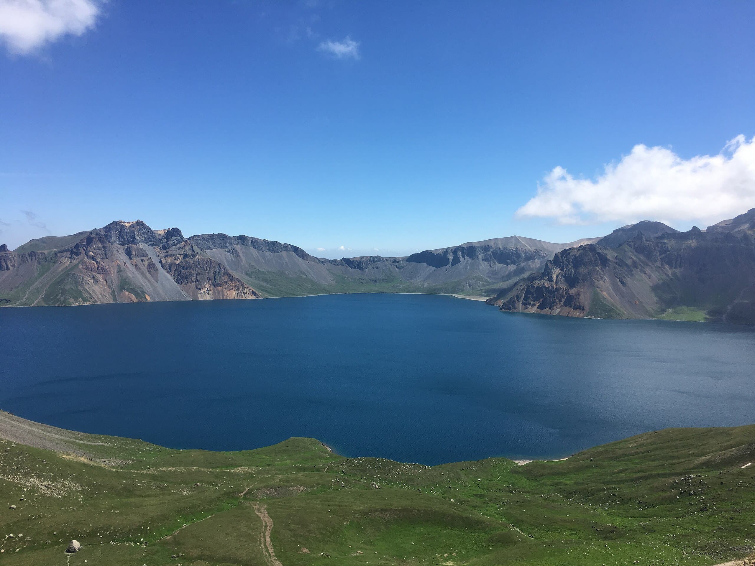 Haven Lake and Changbai (Paektu) Mountain